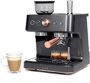 Café Bellissimo Semi Automatic Espresso Machine + Milk Frother | WiFi Connected, Smart Home Kitc... | Amazon (US)