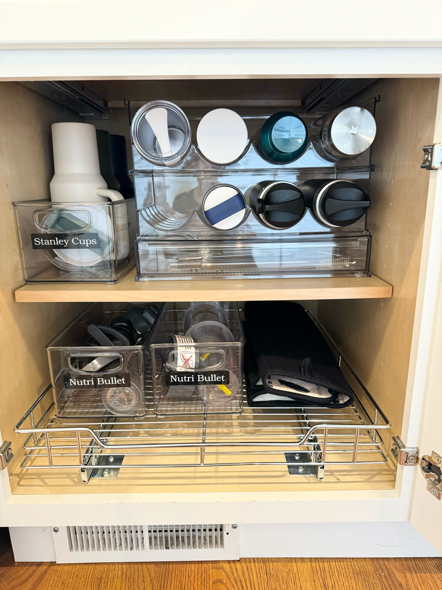 These pull out shelves are the perfect solution for organizing deep drawers.

#LTKHome