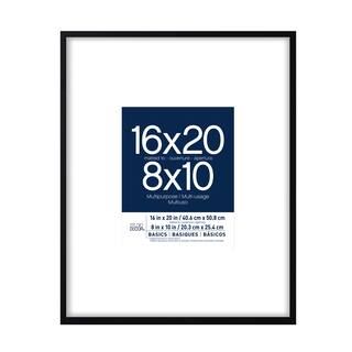 6 Pack: Black Multipurpose 8" x 10" Frame with Mat, Basics by Studio Décor® | Michaels | Michaels Stores
