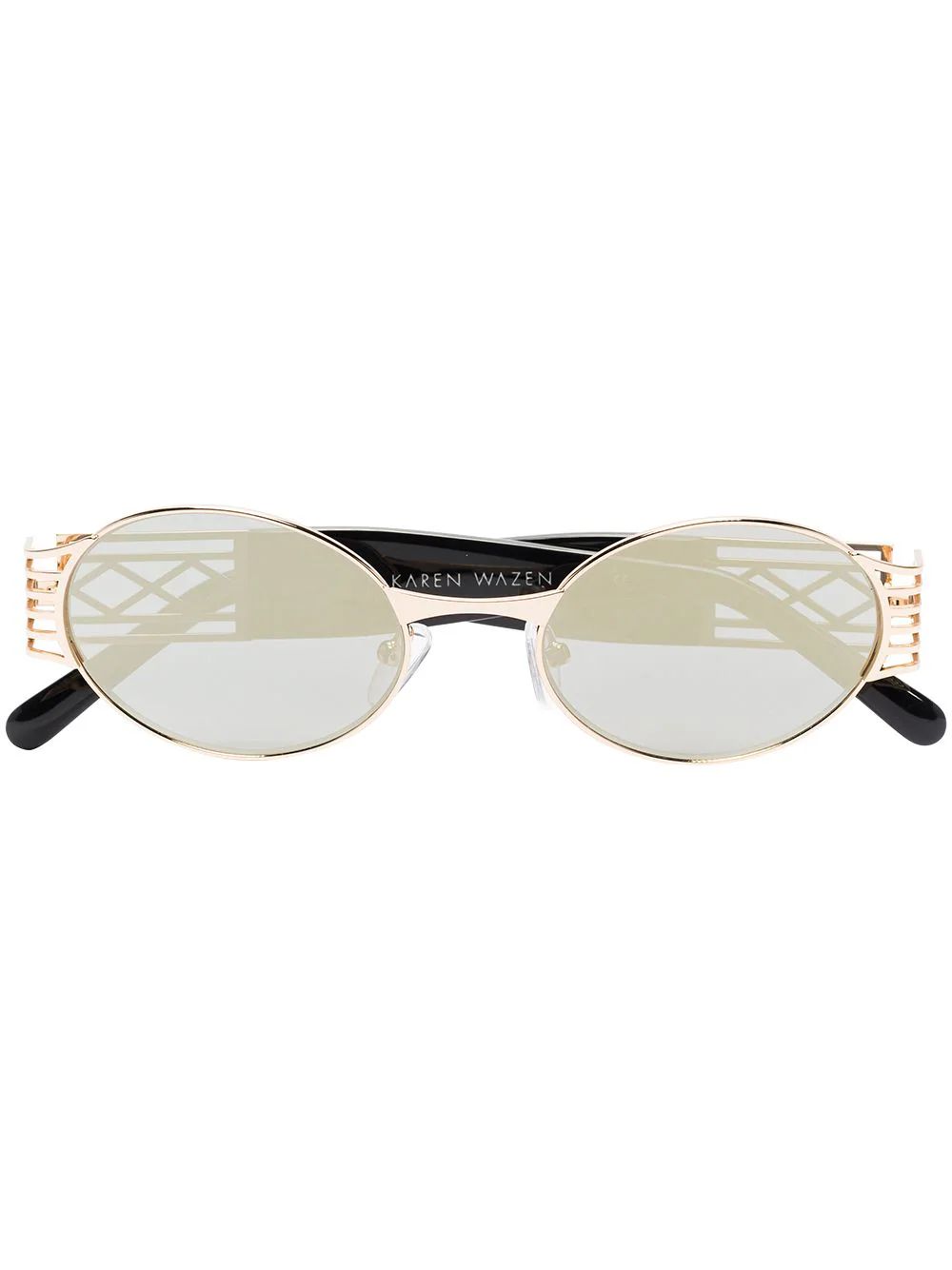 Pam oval-frame sunglasses | Farfetch Global