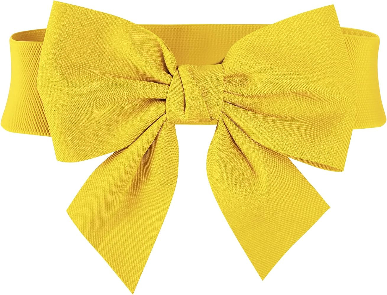 MUXXN Women's Vintage Bowknot Wide Elastic Stretchy Cinch Belt | Amazon (US)