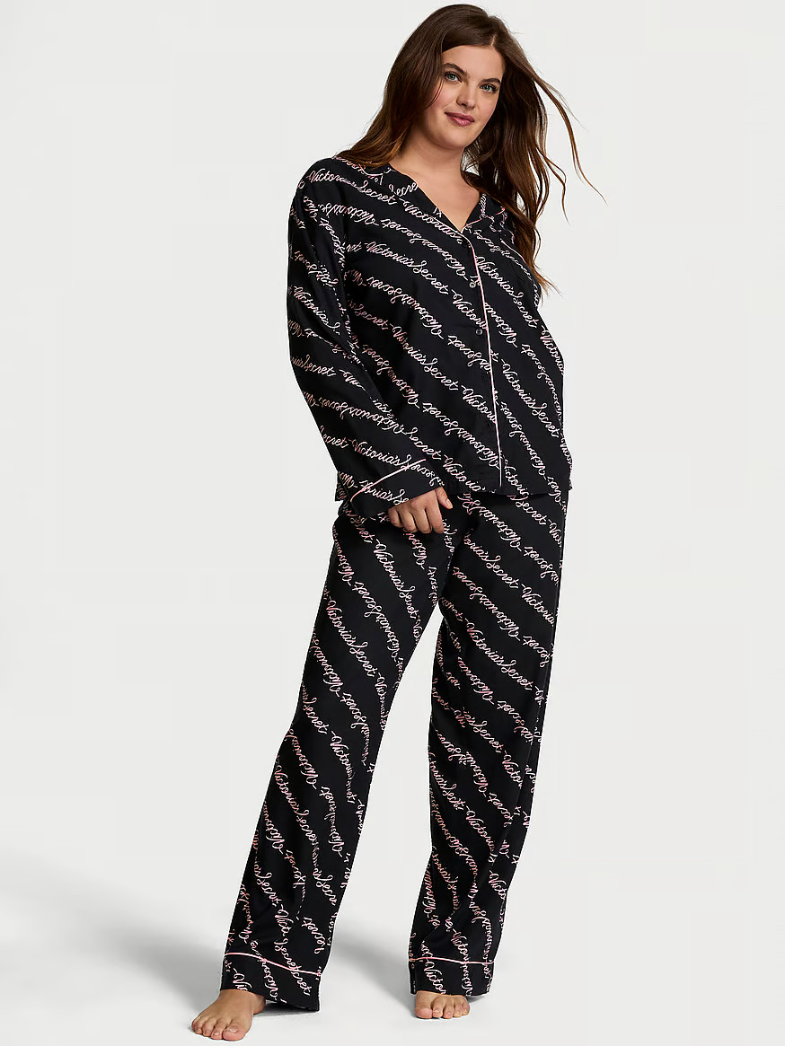 Flannel Long Pajama Set | Victoria's Secret (US / CA )