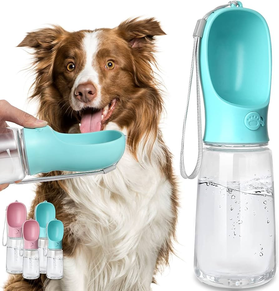 Kalimdor Dog Water Bottle, Leak Proof Portable Puppy Water Dispenser with Drinking Feeder for Pet... | Amazon (US)