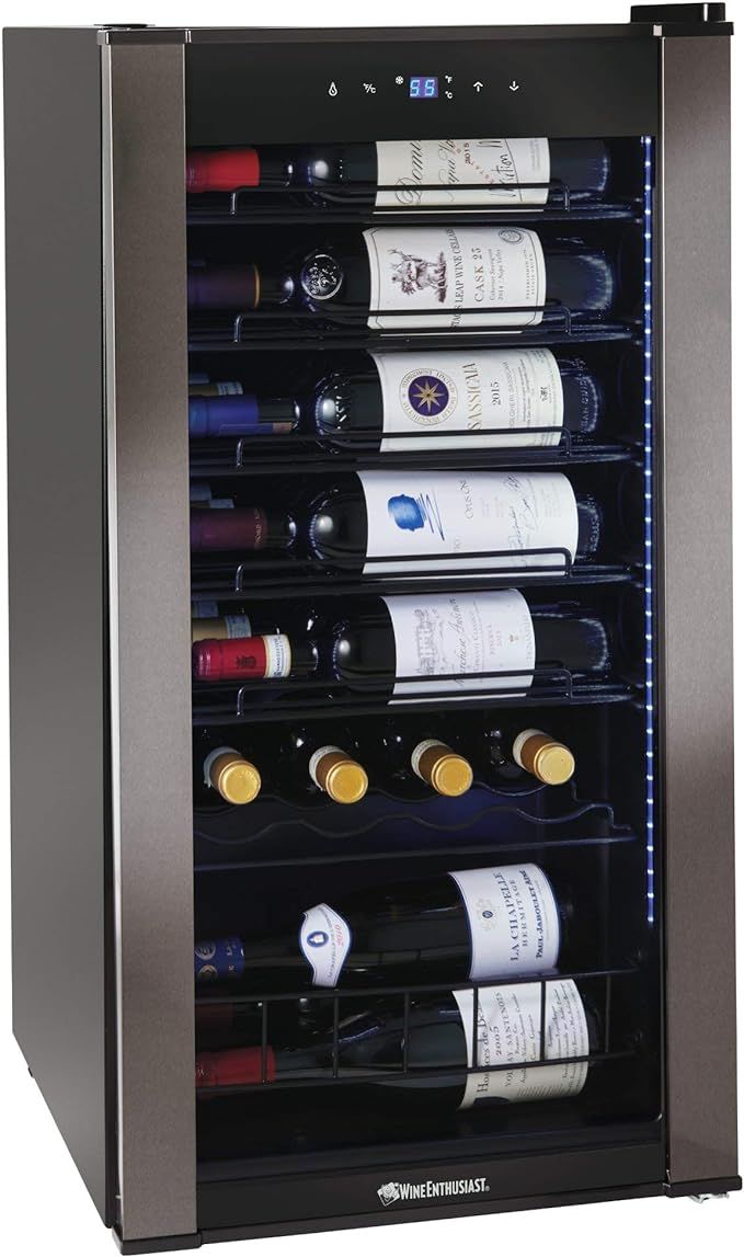 Amazon.com: Wine Enthusiast VinoView 28-Bottle Wine Fridge â€“ Freestanding Refrigerator: Ho... | Amazon (US)