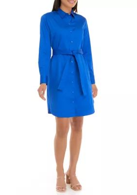 THE LIMITED Women's Long Sleeve Button Front Dress | Belk