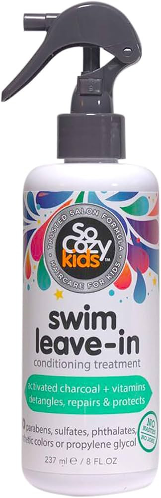 SoCozy Swim Leave In Conditioner Spray & Treatment for Kids Hair (8 Fl Oz) Protects & Repairs Poo... | Amazon (US)