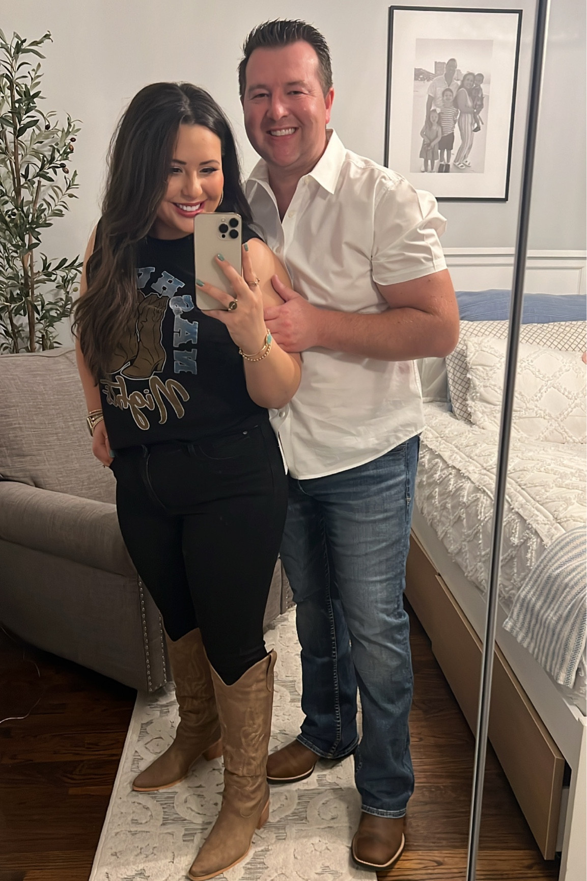 Country Inspired Outfits for a line dancing Date night 😍 These boots are so great large calves! It’s so hard for me to find boots and these are great! 

#LTKfit #LTKunder50 #LTKFestival