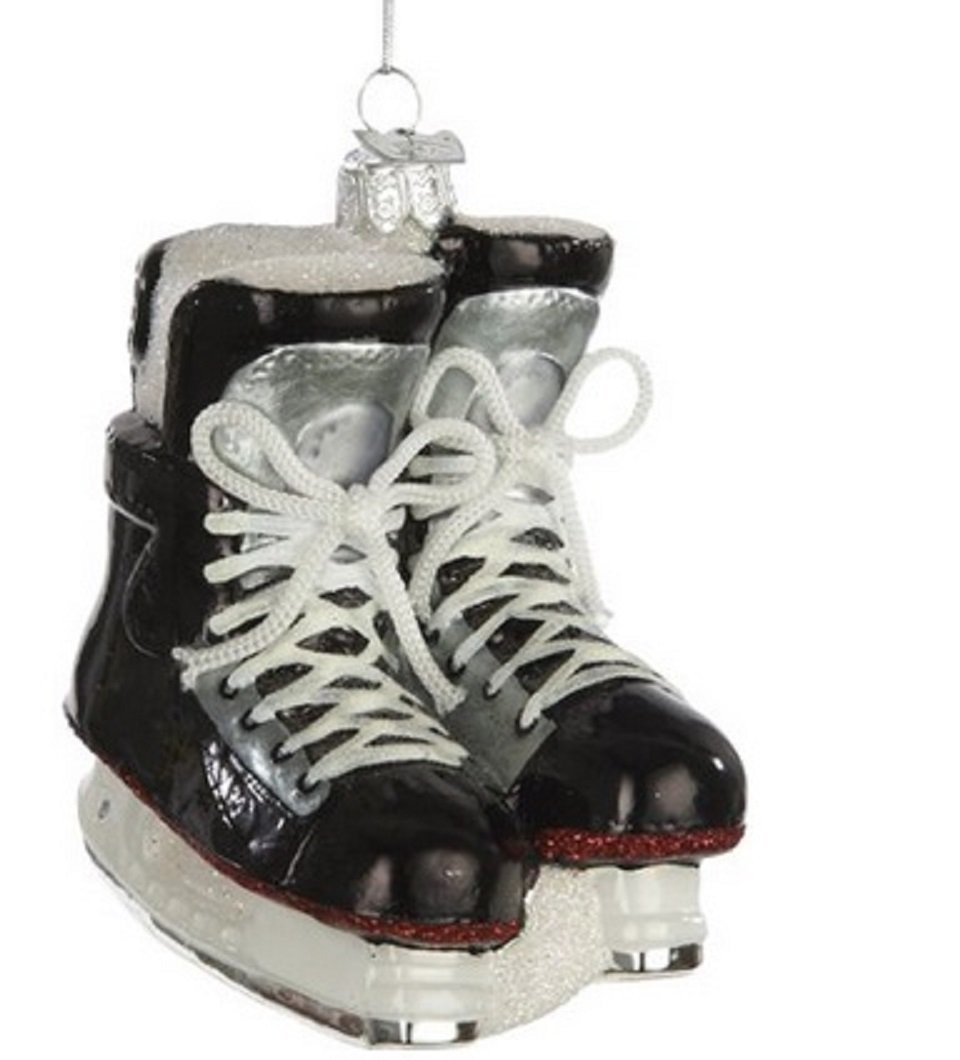 Noble Gems Kurt Adler 4-1/4-Inch Glass Ice Hockey Skates Ornament, Christmas | Amazon (US)