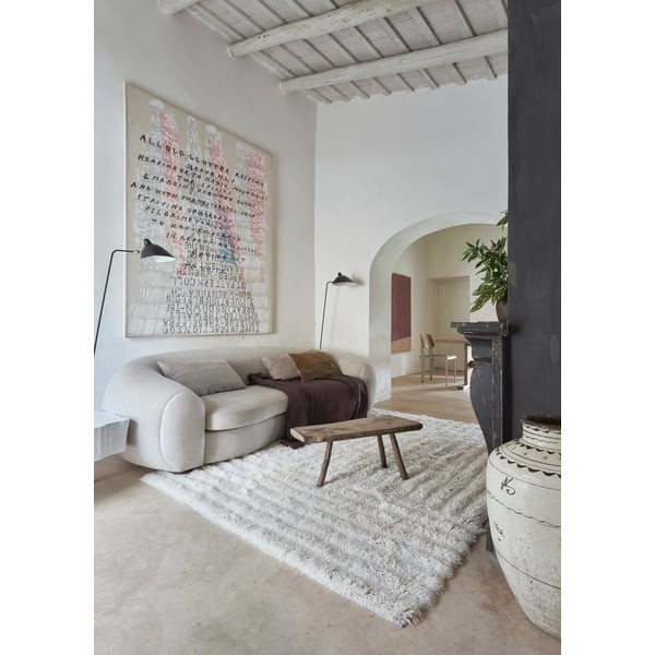 Woolable Sheep of the World Dunes Washable Sheep White Wool Hand-Tufted Shag Non-Slip Backing Are... | Rugs Direct