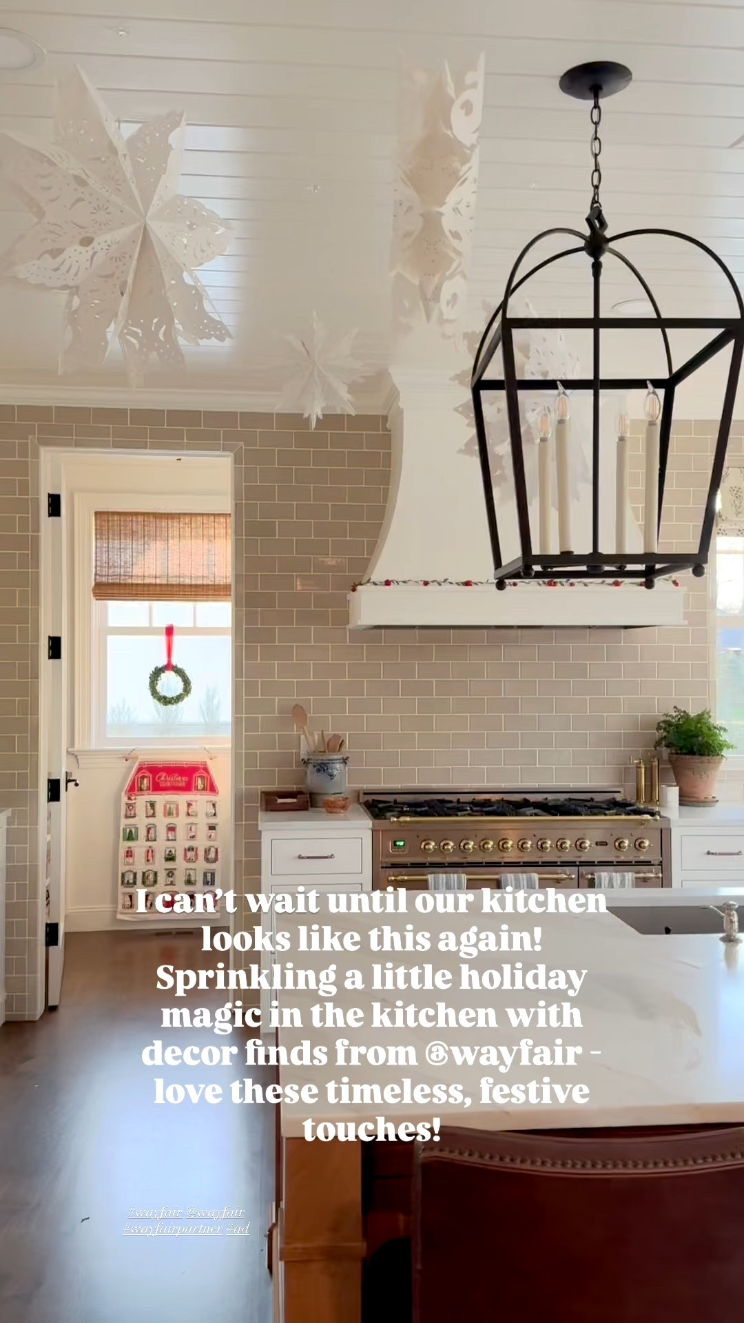 Sprinkling a little holiday magic in the kitchen with decor finds from @wayfair - love these timeless, festive touches!

@wayfair #wayfairpartner #wayfair #ad