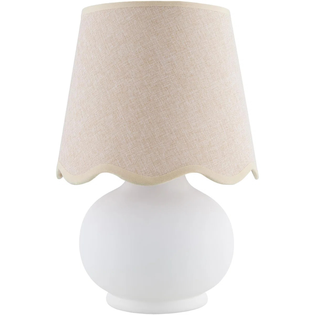 Momsen Coloured Scallop Shade Lamp | Wayfair North America
