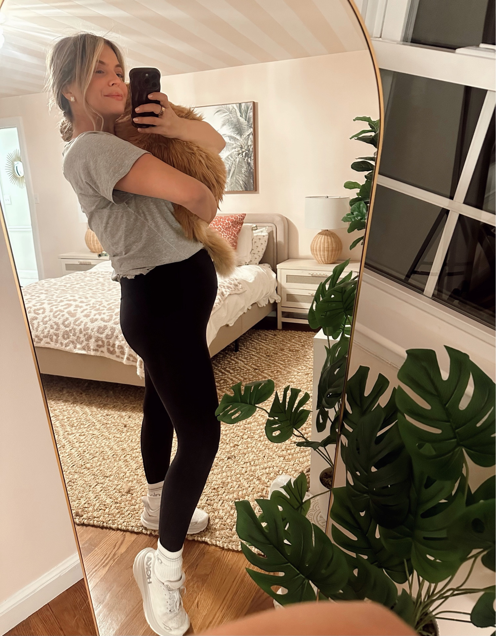 Love this workout top so much and it is under $20! I own it in black, grey, white, blue & pink!! Also, I’ve been living in these align leggings this pregnancy - they are sooo comfy and the best leggings I’ve found for the growing bump! 

#LTKFitness #LTKFindsUnder50 #LTKActive