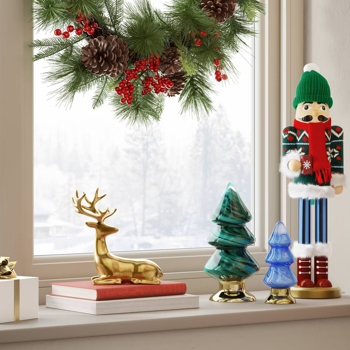 Christmas Sweater Wood Tall Nutcracker - Threshold™ | Target