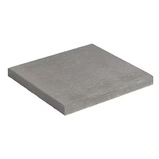 23.3 in. x 23.3 in. x 1.8 in. Grey Concrete Step Stone | The Home Depot
