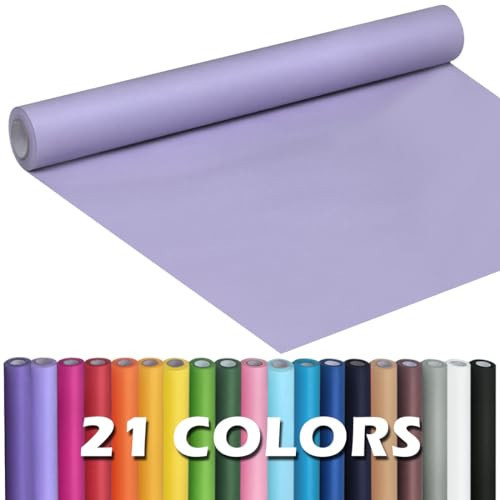 PerkHomy Light Purple Kraft Paper Roll 17.5" x 960" (80') for Gift Wrapping Bouquet Flower Art Painting Craft Writing Packaging Shipping 80GSM 55LB (Light Purple, 17.5" x 80') | Amazon (US)