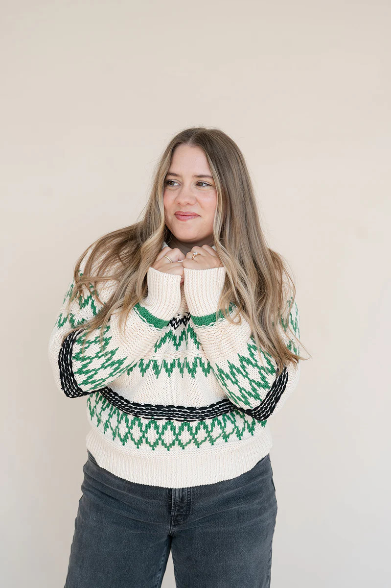 Green Mountains sweater | Hazel Tide