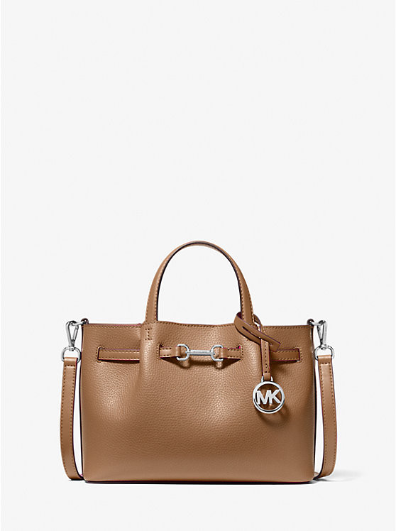 Carson Small Pebbled Leather Satchel | Michael Kors US