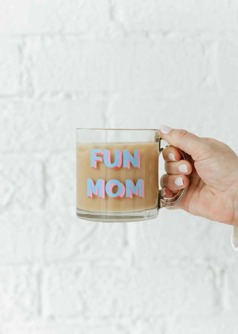 Taylor Wolfe X Alice & Wonder - Fun Mom Glass Mug | Alice & Wonder