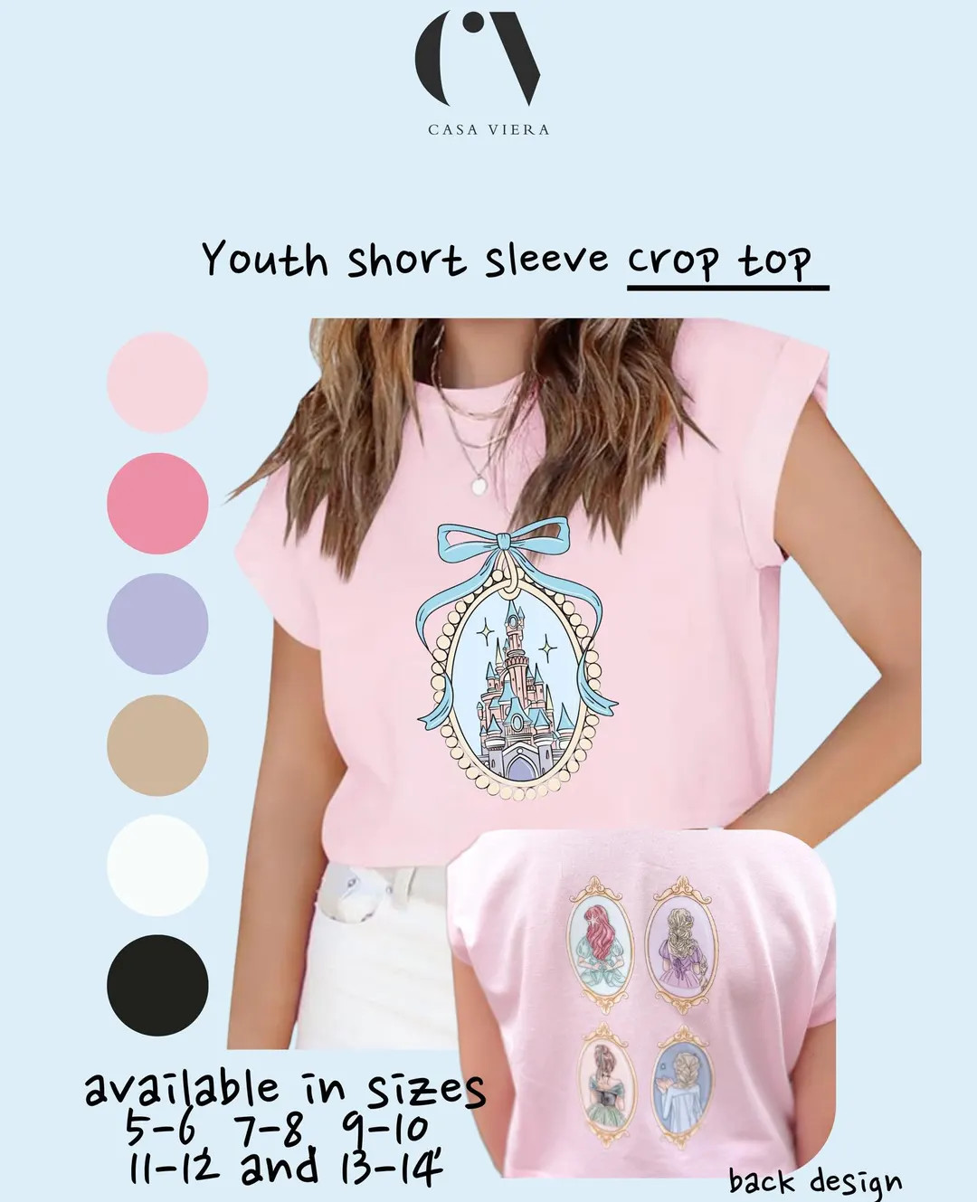 Youth Disney Inspired Shirt Princess Castle Inspired Magical Shirt Disney Inspired Shirt - Etsy | Etsy (US)