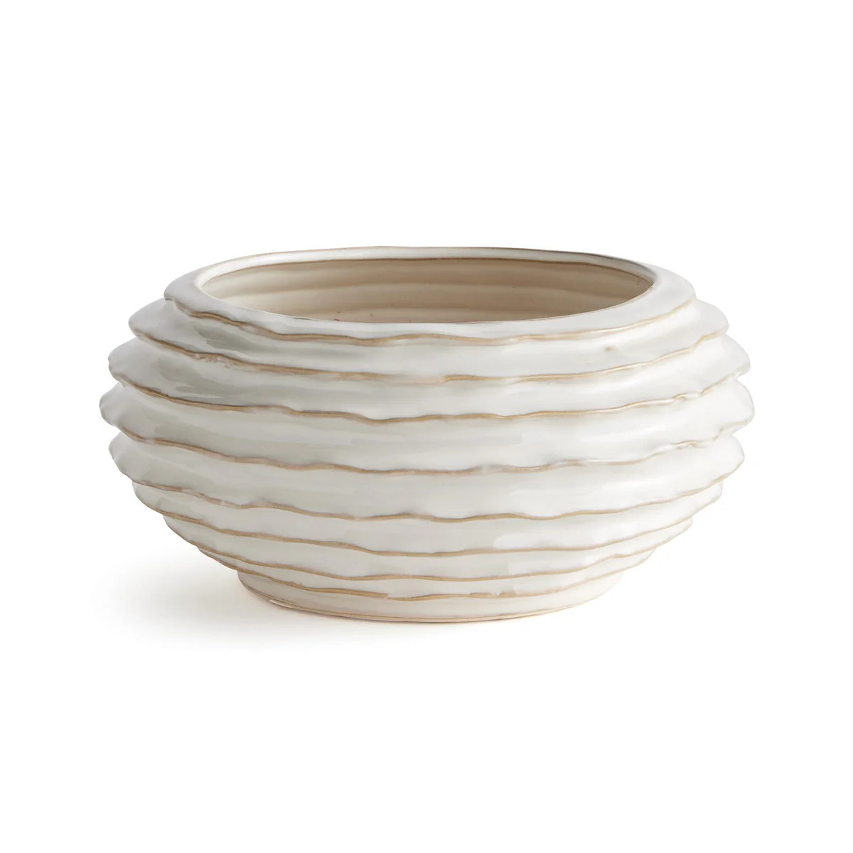 Napa White Avani Decorative Bowl | DecoratorsBest
