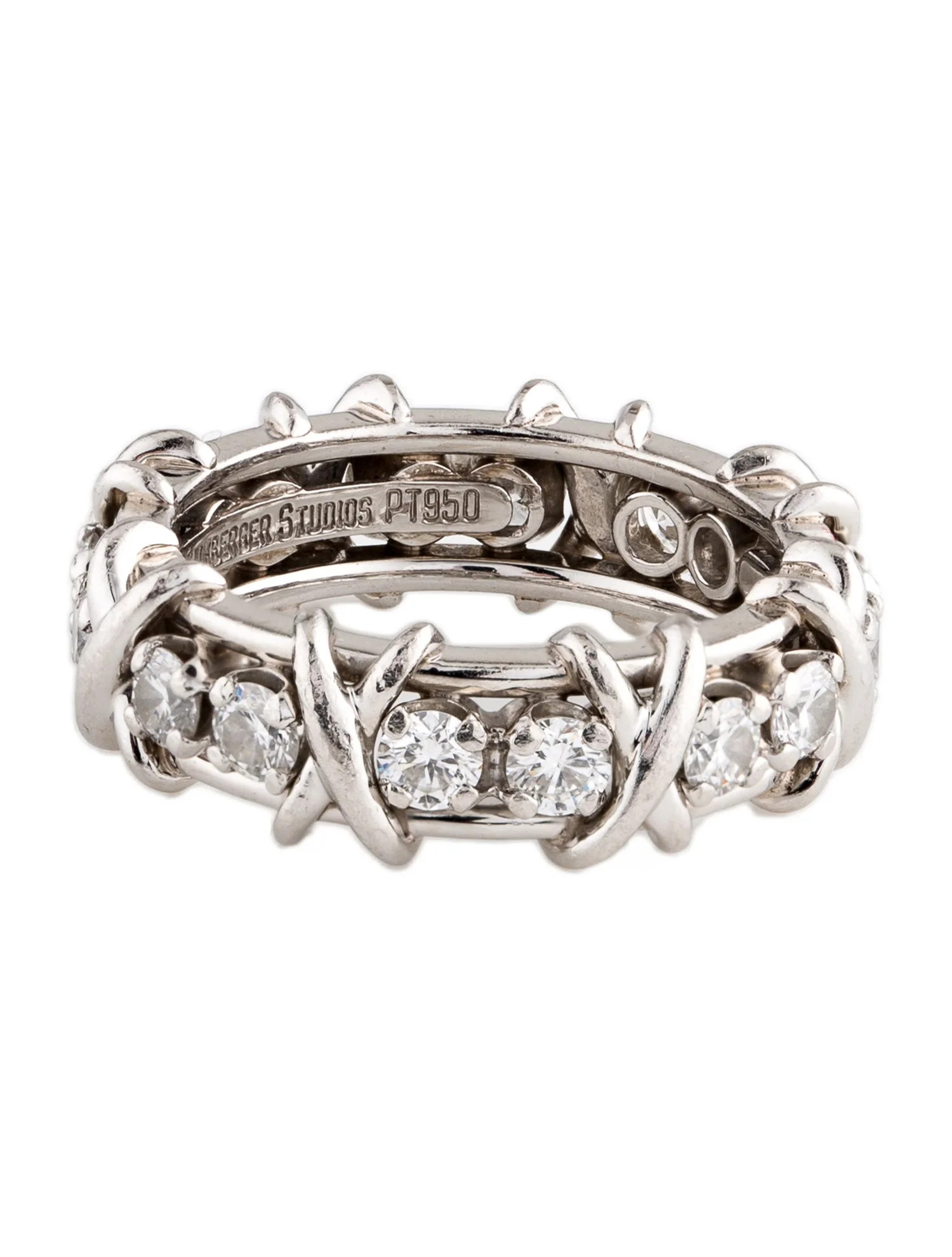 1.14ctw Diamond Schlumberger® Sixteen Stone Ring | The RealReal