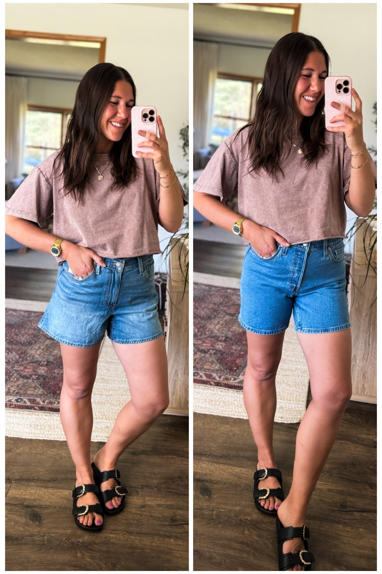 The only denim shorts you need for summer outfits. 2
Wearing 28

#LTKootd #LTKSeasonal #LTKgrwm