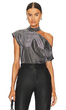 Sanctuary Part Time Lover Tee in Silver Metallic from Revolve.com | Revolve Clothing (Global)