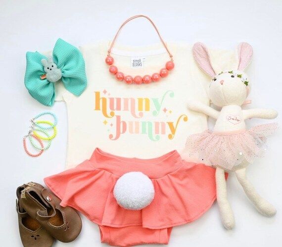 Hunny Bunny Shirt Kids Easter Shirt Easter Tees Easter | Etsy | Etsy (US)