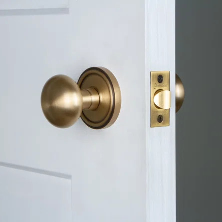 Grandeur Fifth Avenue Privacy Door Knob with Georgetown Rosette | Wayfair | Wayfair North America