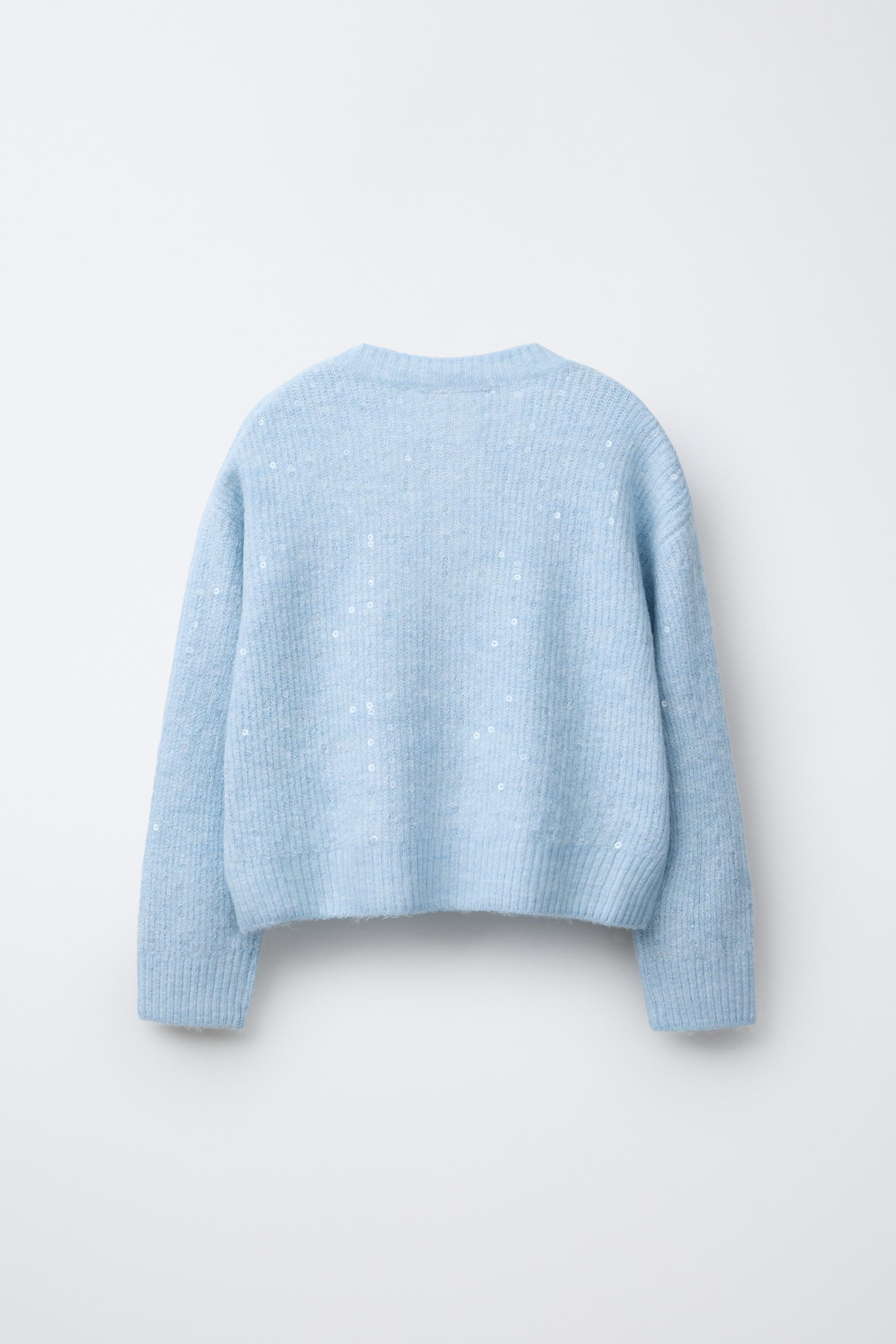 SEQUIN KNIT CARDIGAN | Zara US