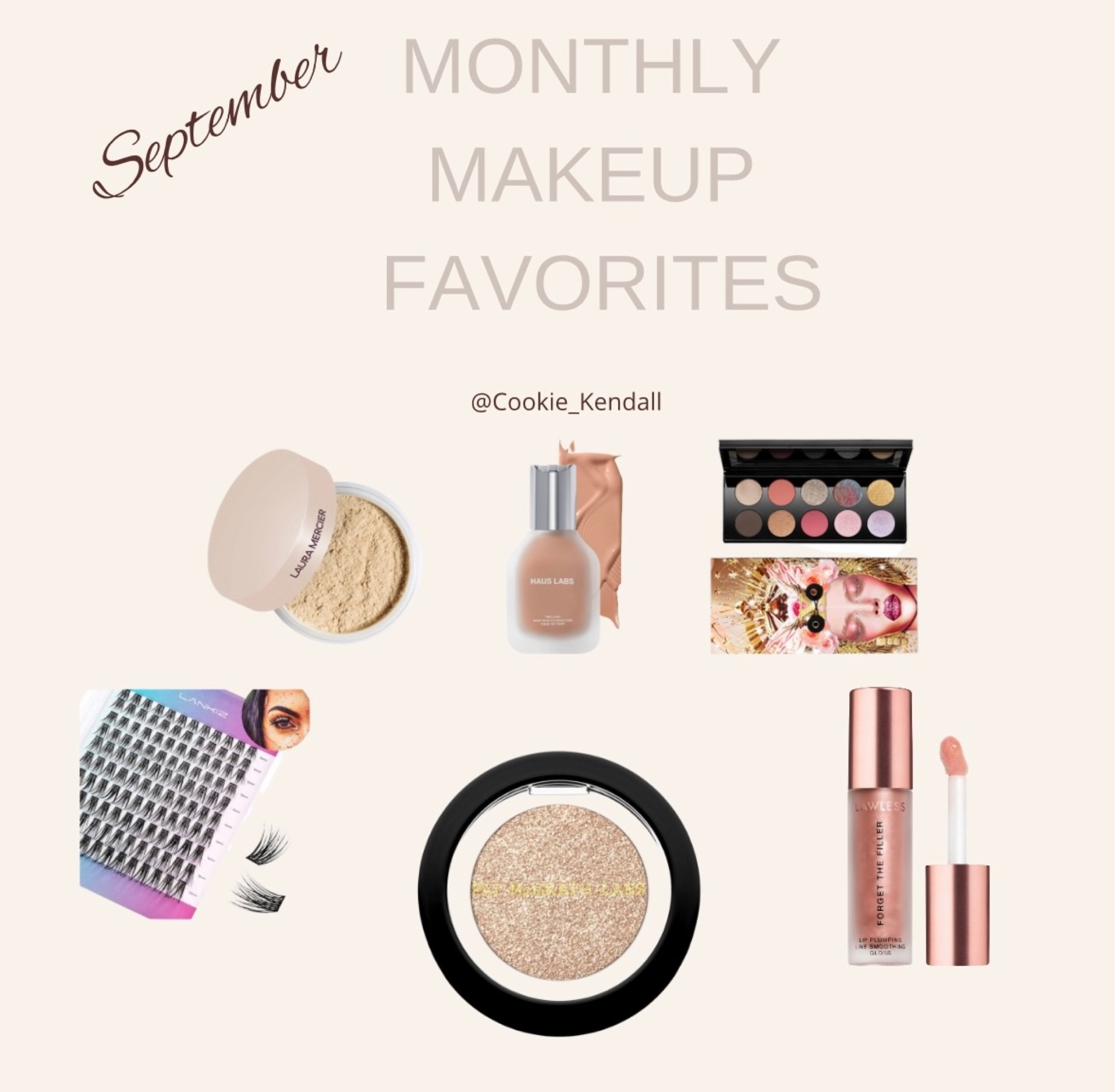 My September top makeup picks 