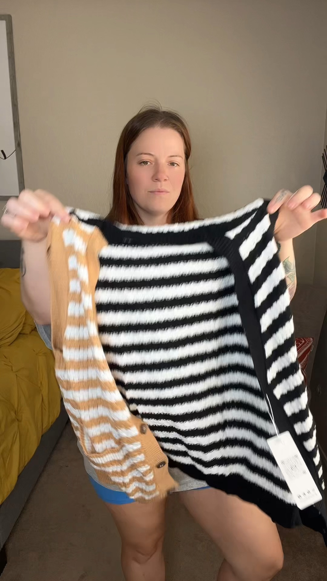 Vests have a way to my heart! They compliment any outfit. I love the two tone stripes on this one. Plus it has pockets and functional buttons. True to size! 

#LTKVideo #LTKStyleTip #LTKFindsUnder100