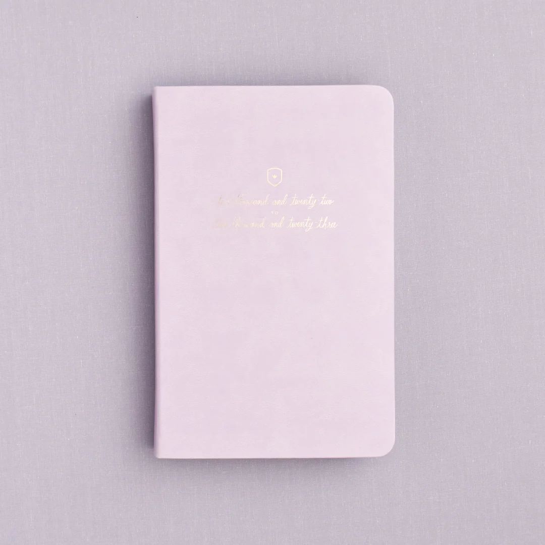 2022-2023 Daily, Dapperdesk Planner, Lilac | Simplified