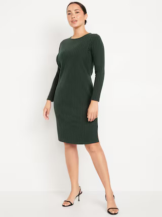 Maternity Long-Sleeve Nursing Dress | Old Navy (US)