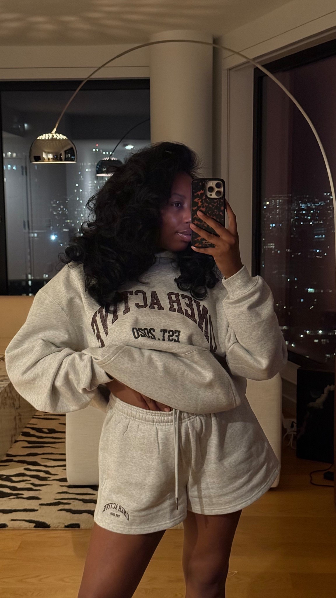 cozy oner active oversized hoodie and shorts for a late movie date :) 
top: large
bottom: large 


#LTKActive #LTKStyleTip