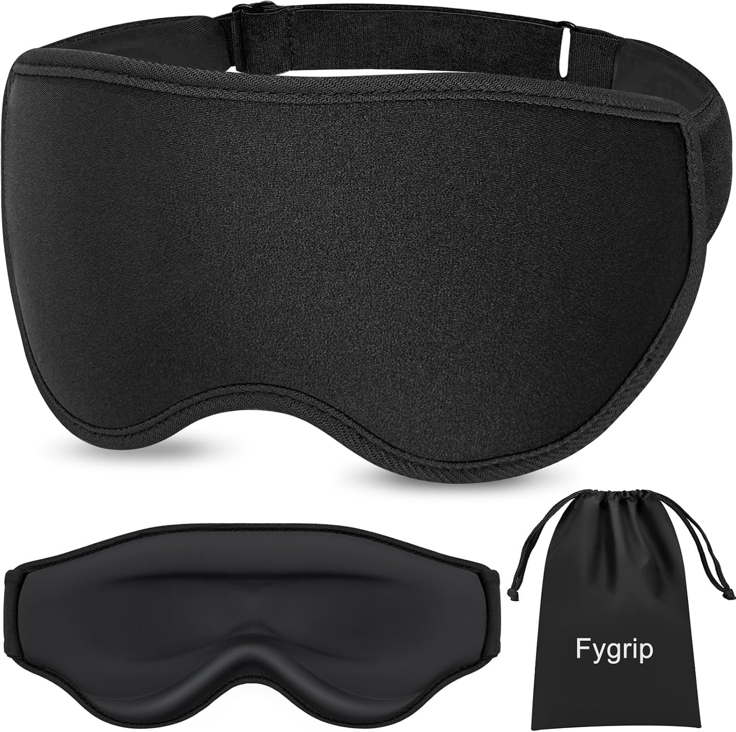 3D Eye Mask Sleep Mask for Men & Women, 100% Pressure-Free & Light Block-Out Eye Mask for Sleep w... | Amazon (US)
