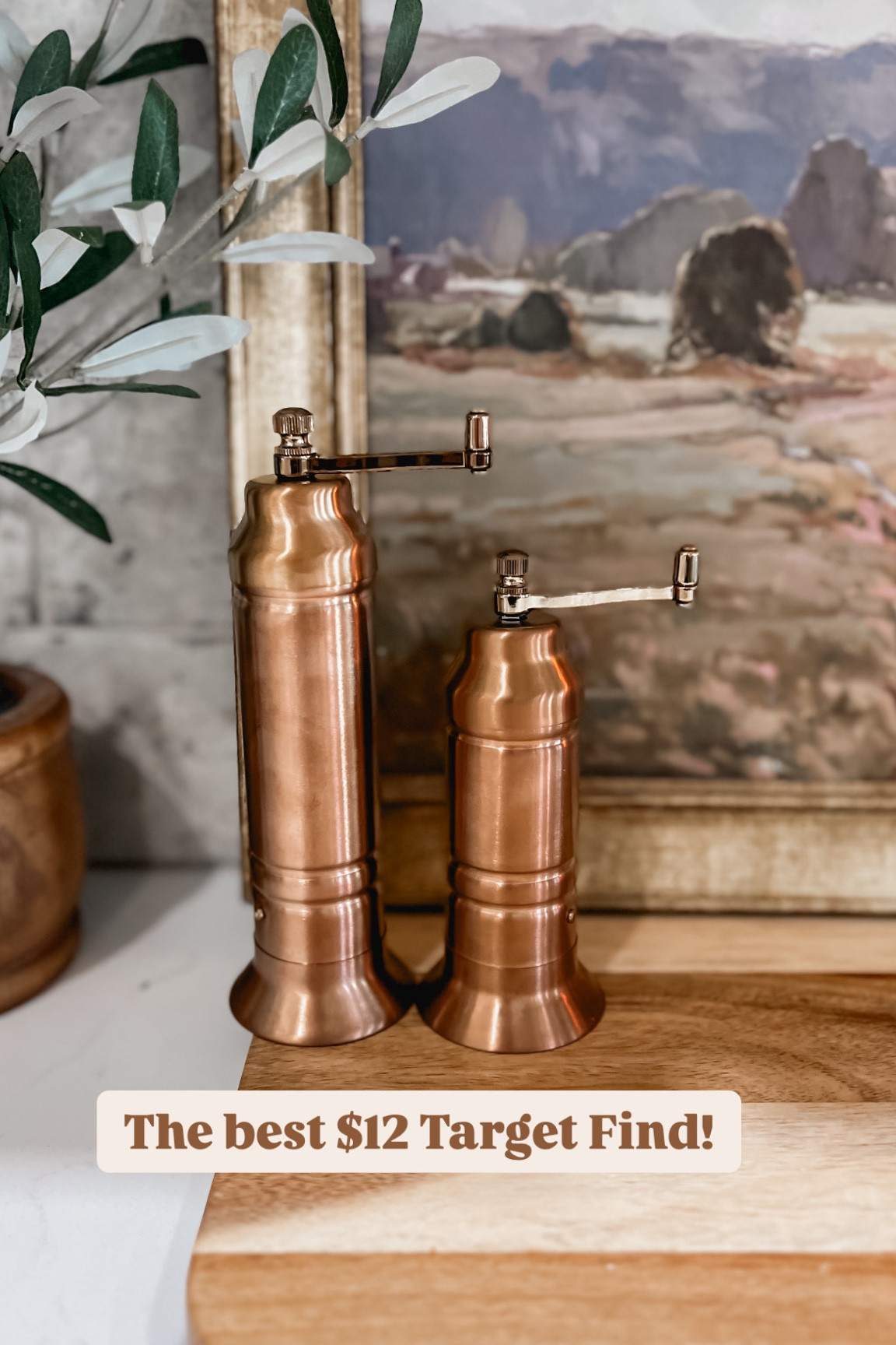 These copper salt and pepper grinders and absolutely stunning and you cannot beat the price for both under $25! These are definitely going to sell out! 

#LTKSaleAlert #LTKHome #LTKFamily