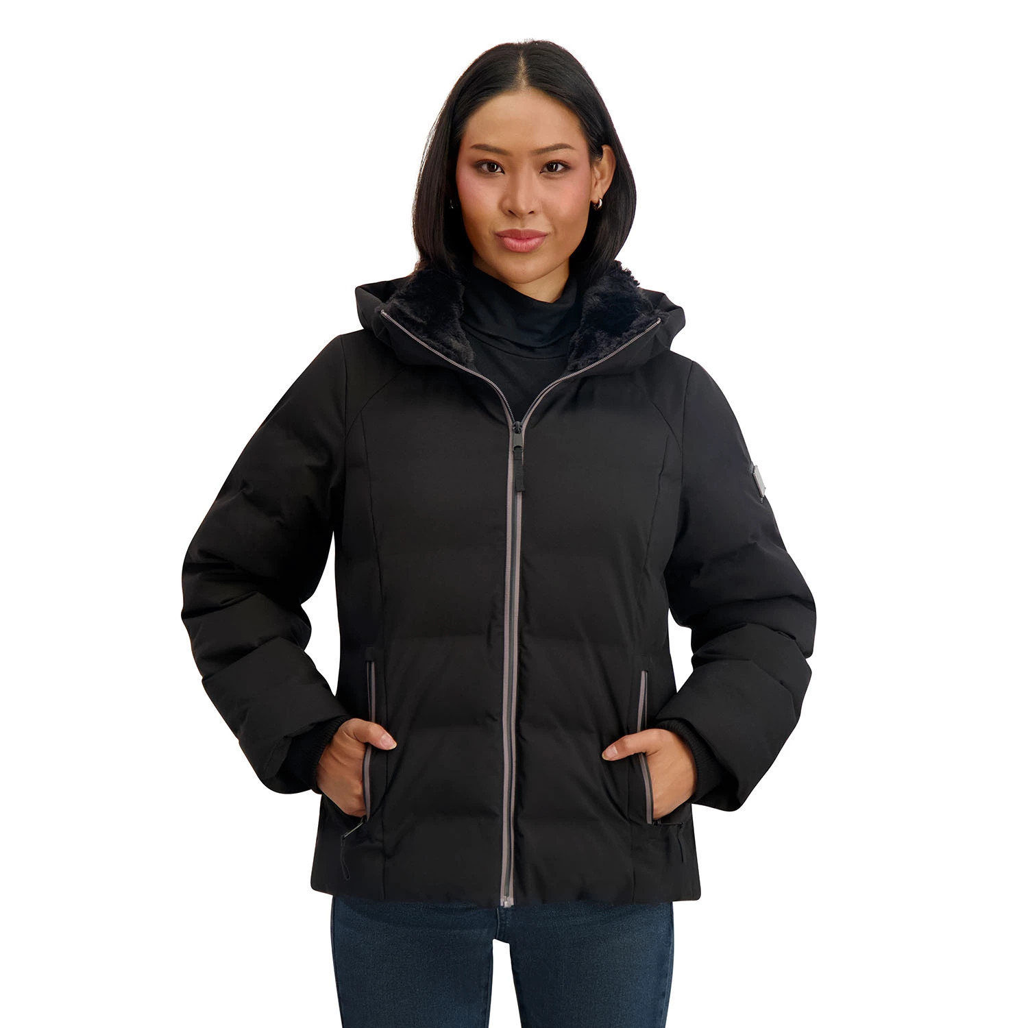 ZeroXposur Women's Puffer Jacket BlackM:- M, Black | Sam's Club