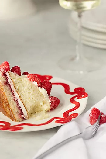 Benedita Bow Ceramic Stoneware Cake Stand | Anthropologie (US)