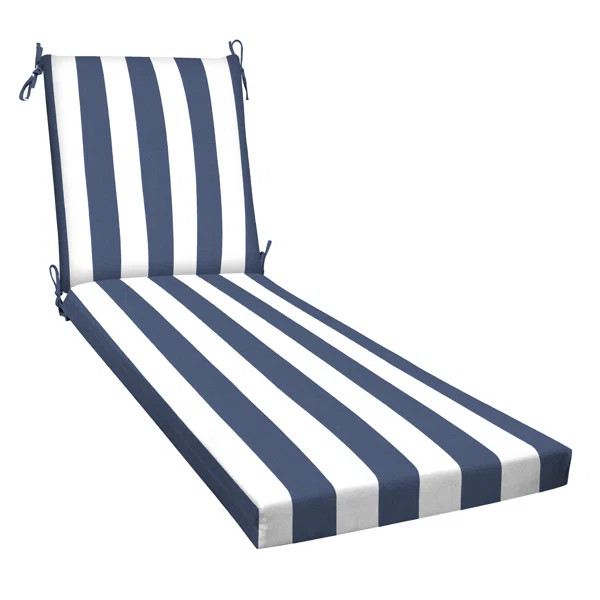 Meridian Outdoor Chaise Lounge Cushion – Weather-Resistant, Reversible, Plush Comfort | Wayfair North America