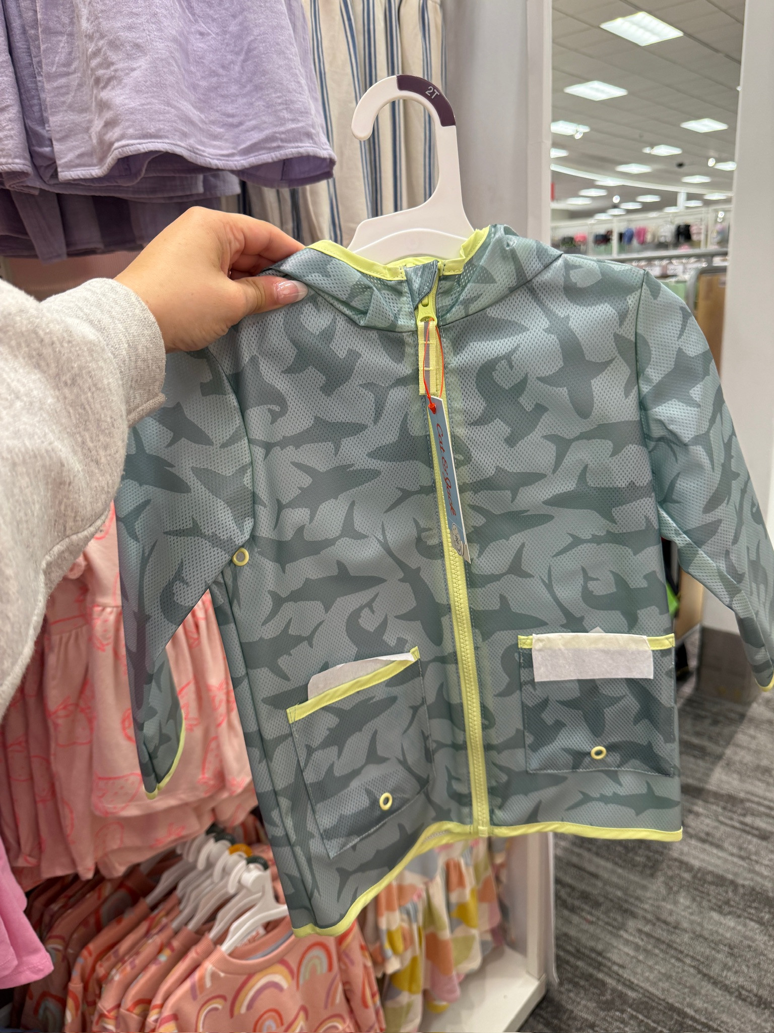 Okay but how adorable is this little shark rain jacket?! Such a cute grab for rainy days! It is lightweight, fun, and perfect for puddle jumping all summer long! 

 

 #LTKSeasonal #LTKKids