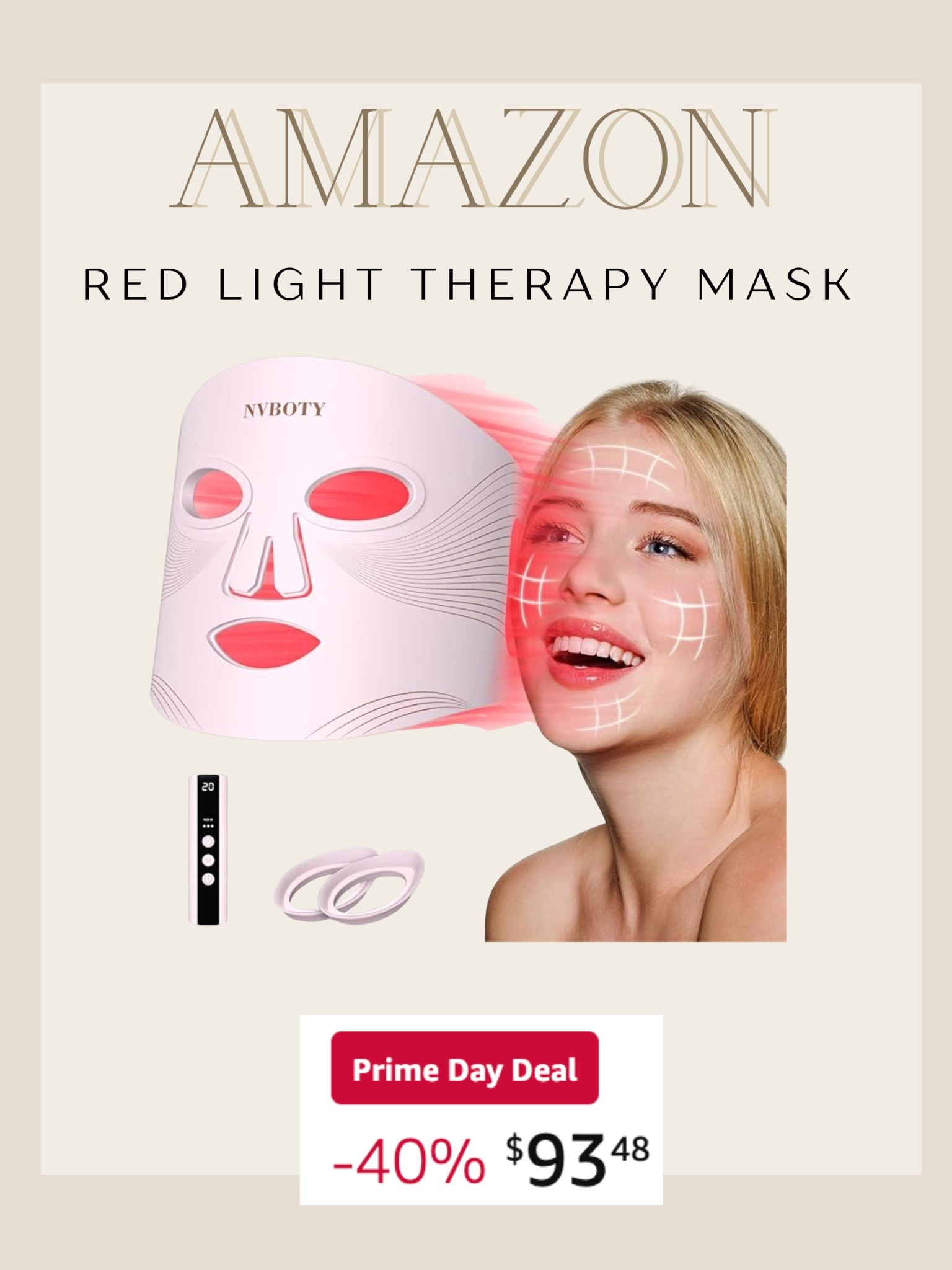 I love my red light therapy mask. It is a splurge self care item , so no better time than Amazon prime day to buy one! 
