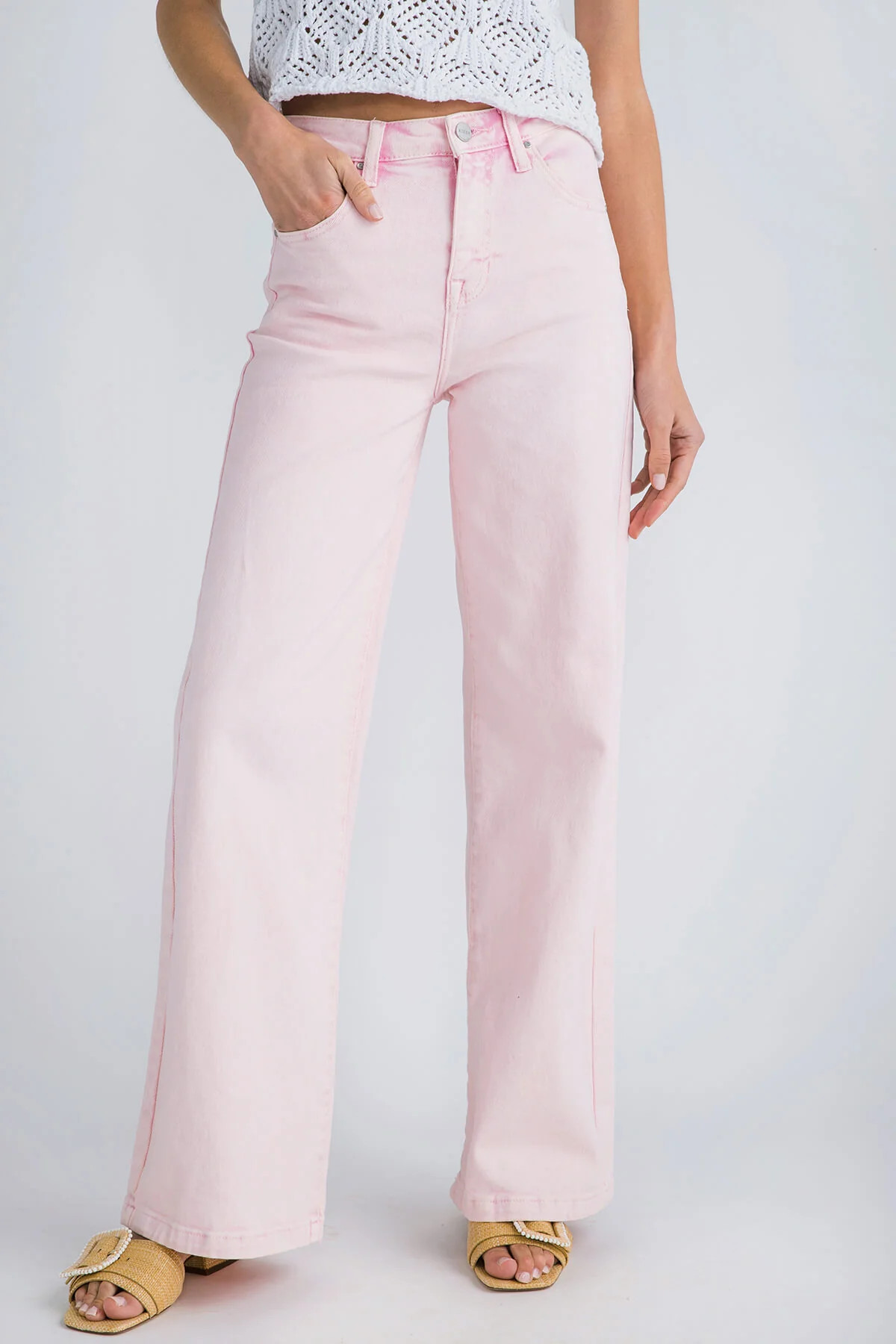 Risen Lola Wideleg Full Length Jeans | Social Threads