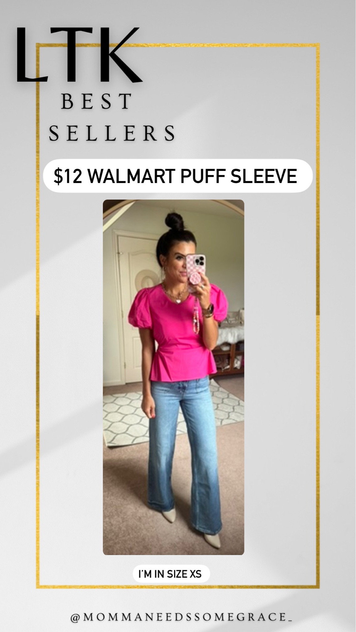 Love this Walmart puff sleeve! I’m in size xs
Size 2 in jeans 

#LTKSeasonal #LTKStyleTip #LTKFindsUnder100