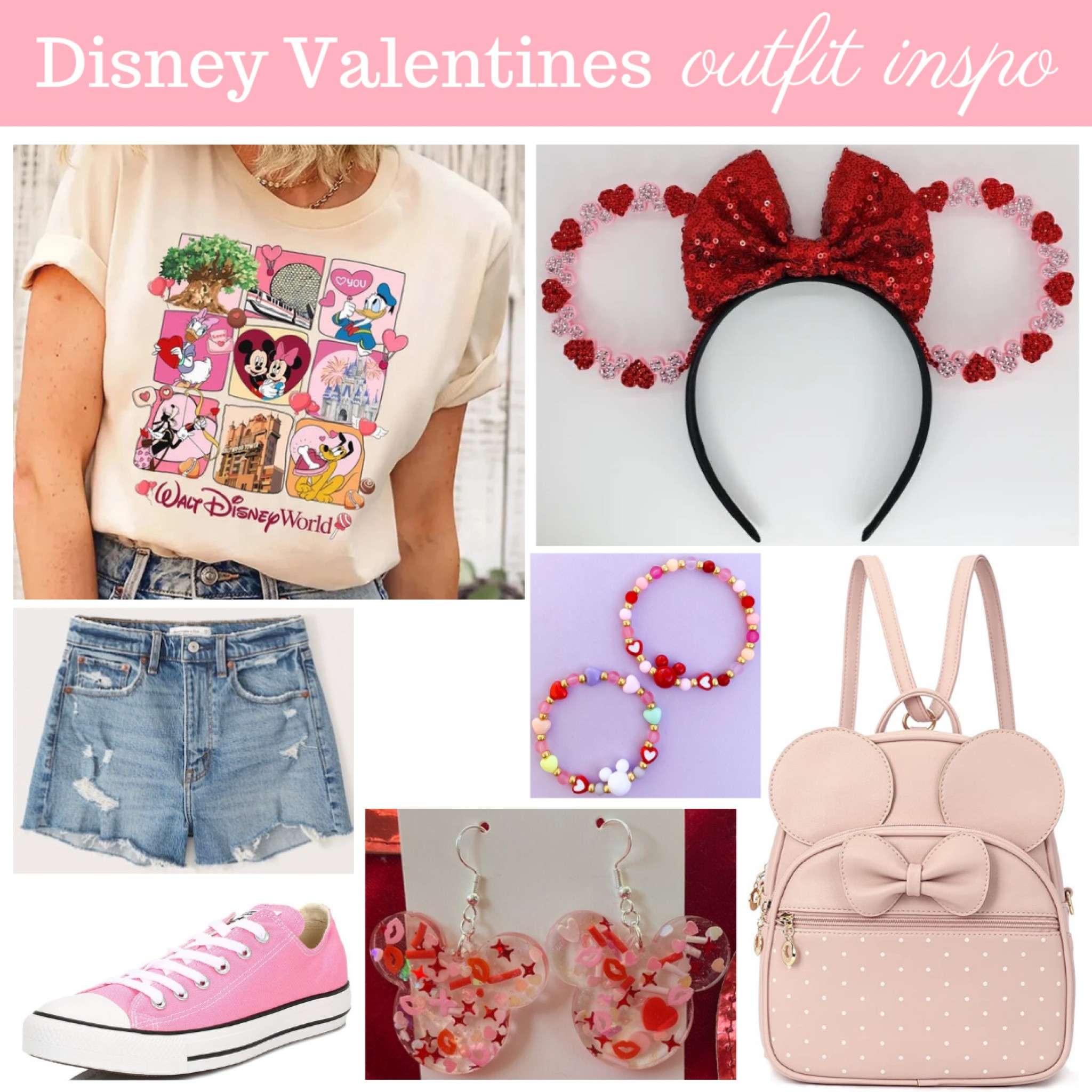 Disney World Valentines outfit idea perfect for a day in the parks

#disney #disneyworld #valentinesday #valentines #valentinesoutfit

#LTKstyletip #LTKunder50 #LTKfamily