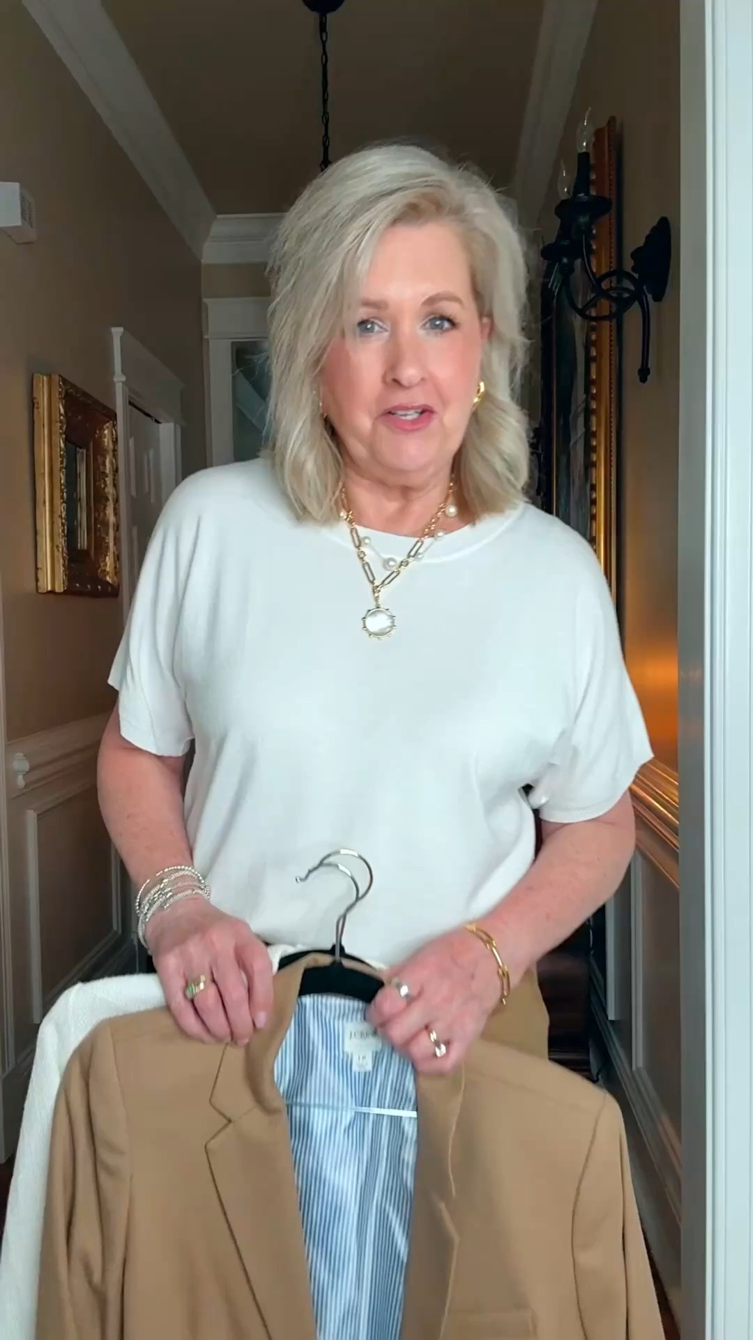 I love this pair of pants, but I can’t decide which blazer I like the best. Both look great, so I hits I could just flip a coin  

#LTKOver40 #LTKgrwm