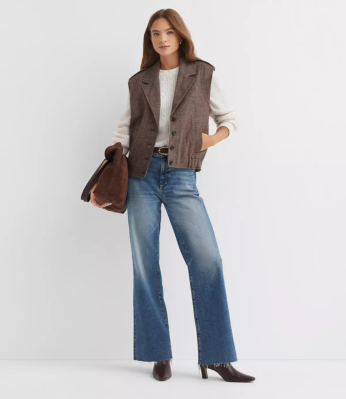 Relaxed Vest Jacket | LOFT