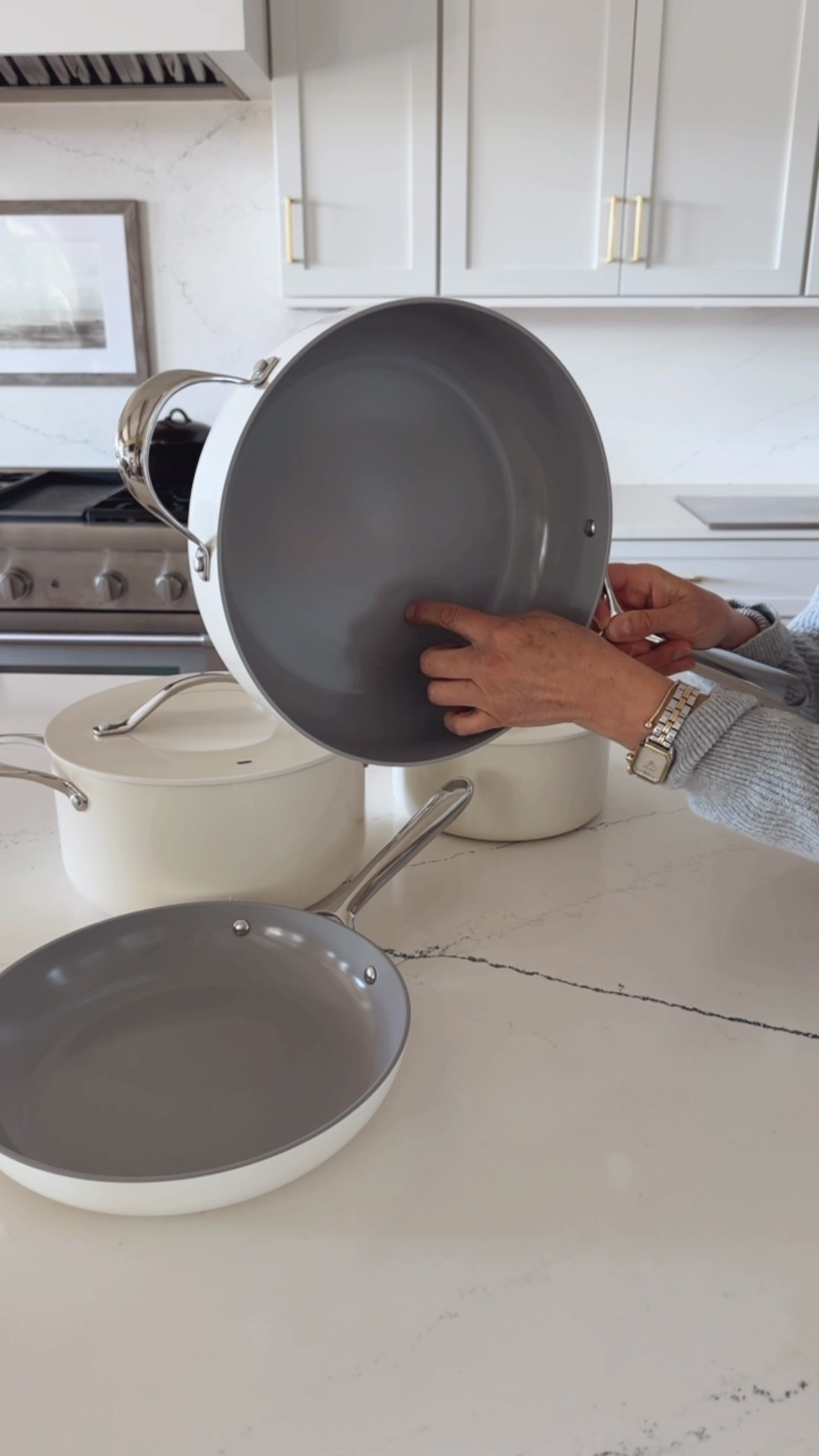 Need a great gift or to update your cookware? I found this great quality cook set @onequince Ceramic non-stick surface for stovetop or oven with seven pieces. l love the deep sauté pan and large Dutch oven. The white makes it a perfect neutral for any home. @onequince #quincepartner


#LTKHome #LTKmomlife #LTKstorytime