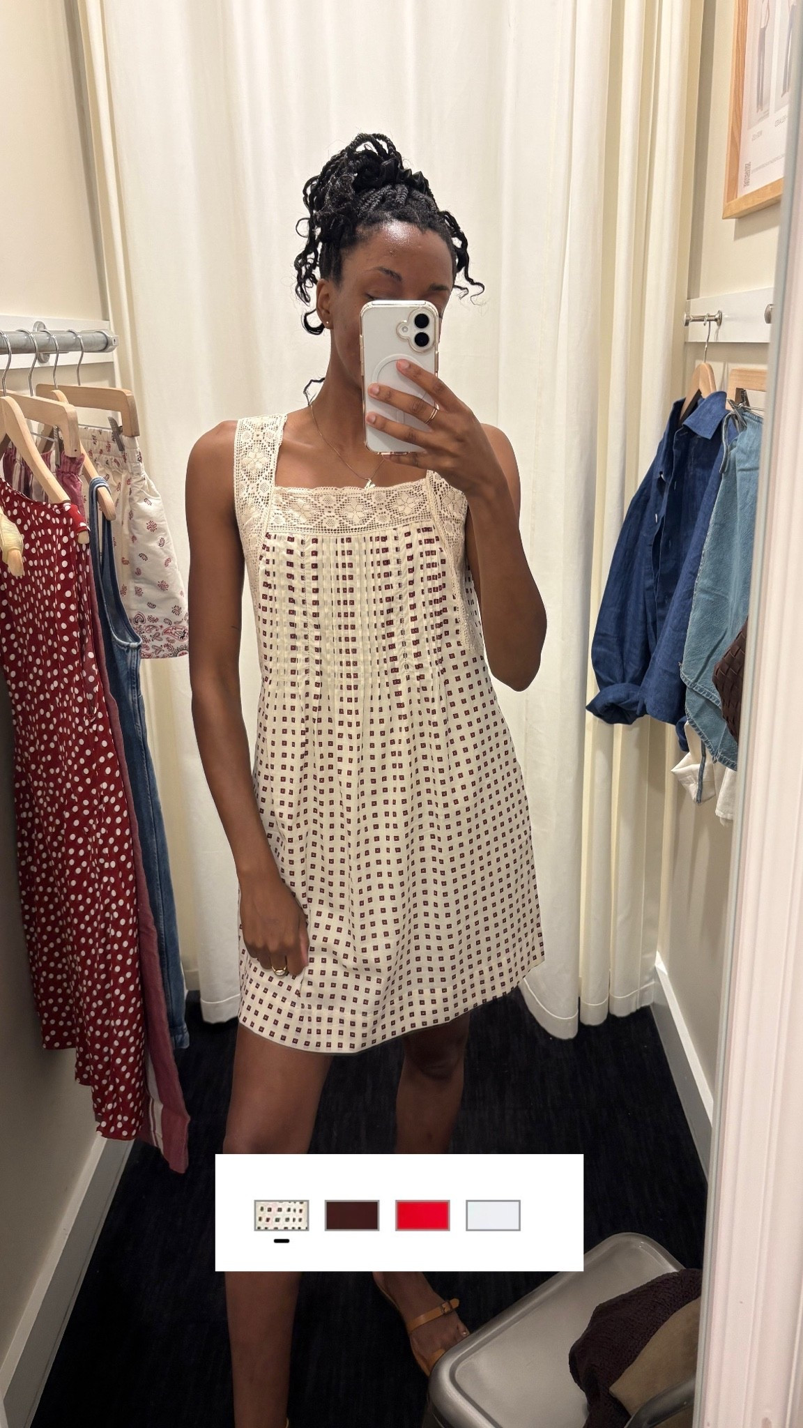 BACK IN STOCK! This @Madewell favorite is finally back in stock. The absolute cutest mini dress, I love the vintage style detailing. It’s available in four colors. Wearing an XS

#LTKSeasonal #LTKootd
