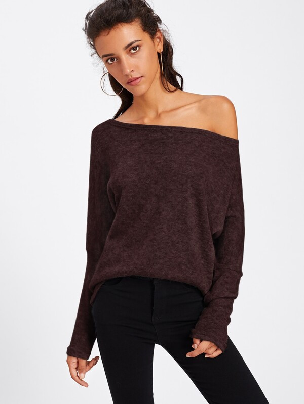 Batwing Sleeve Sweater | SHEIN